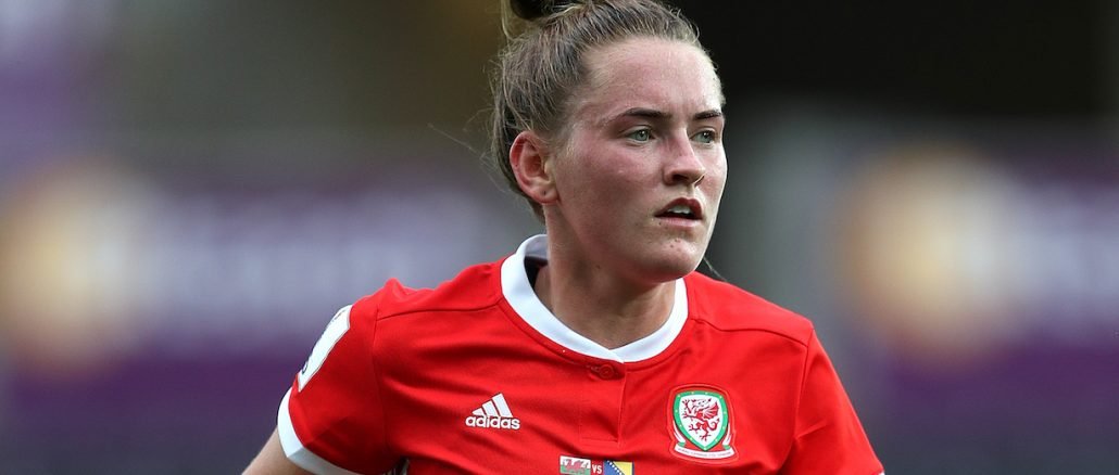 Rachel Rowe scored for Wales in Belarus