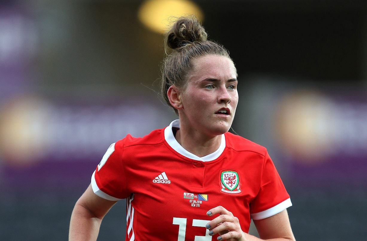 Rachel Rowe scored for Wales in Belarus