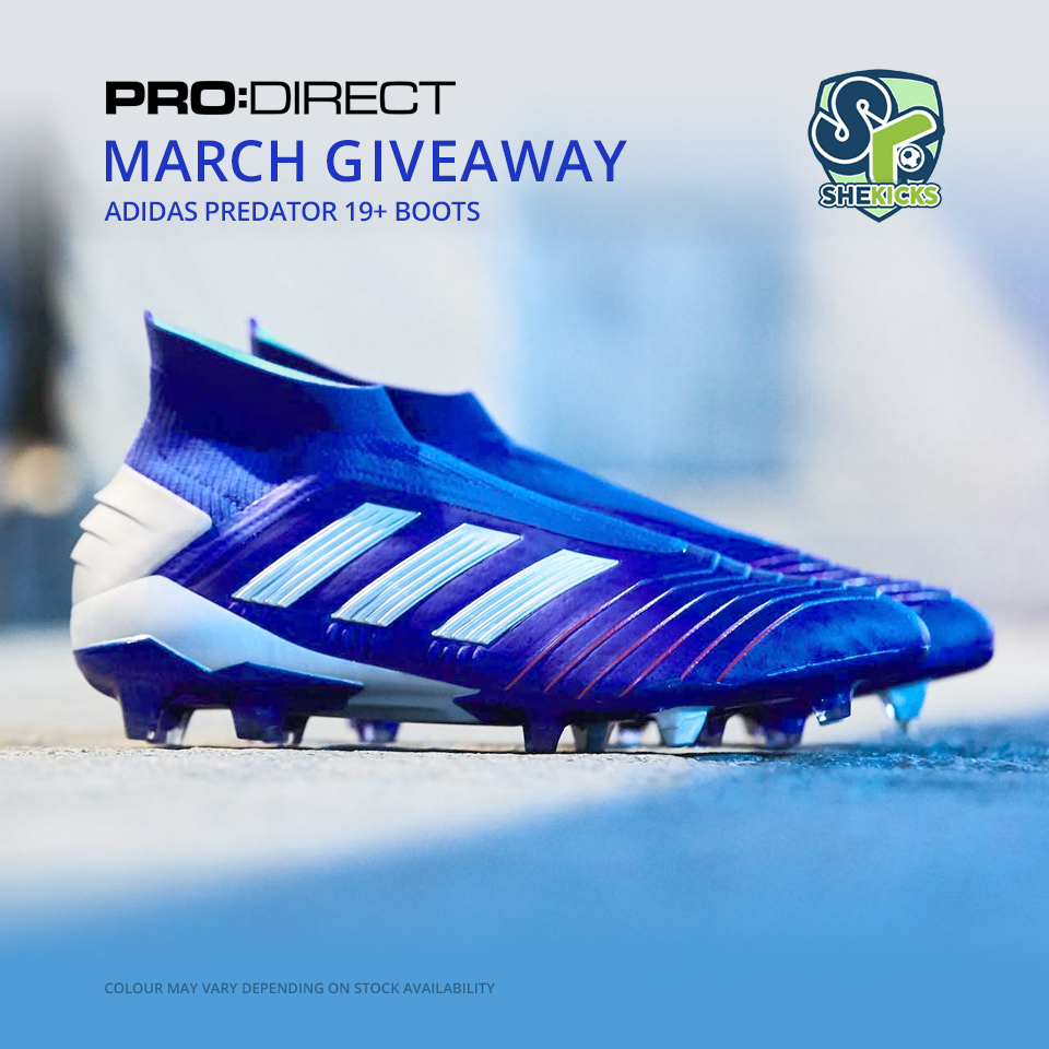 COMPETITION March Boots Giveaway adidas Predator 19 boots SheKicks