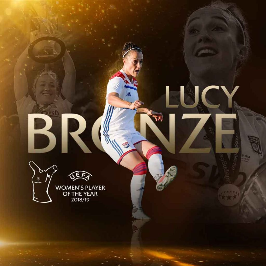Lucy Bronze UEFA Women's Plkayer of the Year