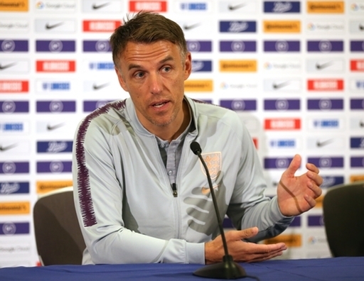 England women's head coach Phil Neville