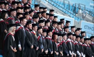 UCFB graduates at Etihad Stadium