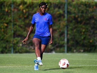 Asisat Oshoals scored twice against her former side.
