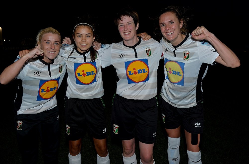 Glentoran's goalscorers in the Electric Ireland Cup semii-final.