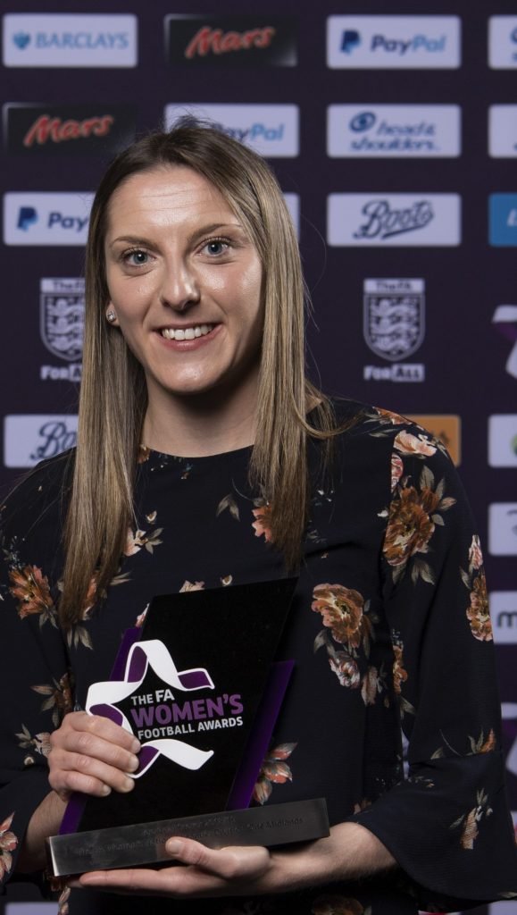 Jade Cross at the FA Women;s Football Awards