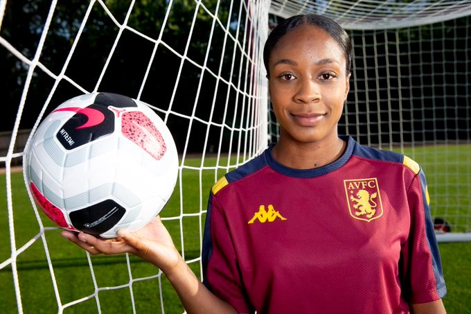 Aston Villa's hat-trick hero, Melissa Johnson