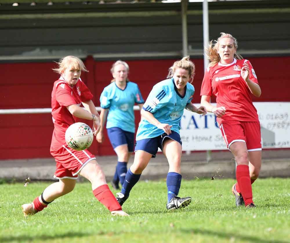 Port Talbot's two-goal hero, Laura May Walkley