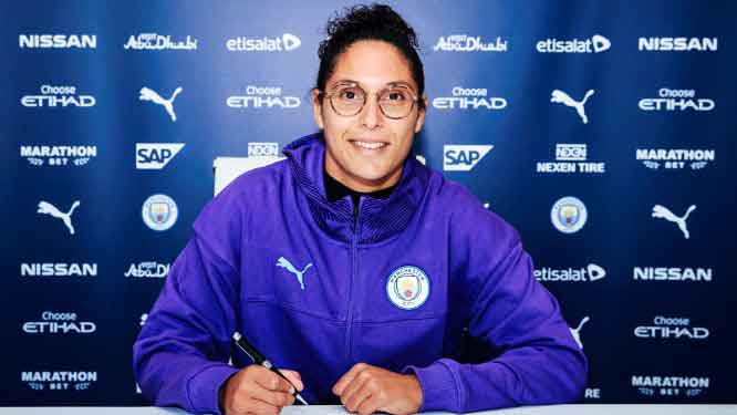 Man City's new signing, Karima Benameur