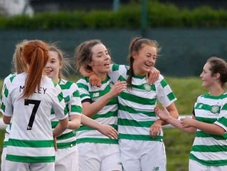Celtic Academy Girls ceklebrate