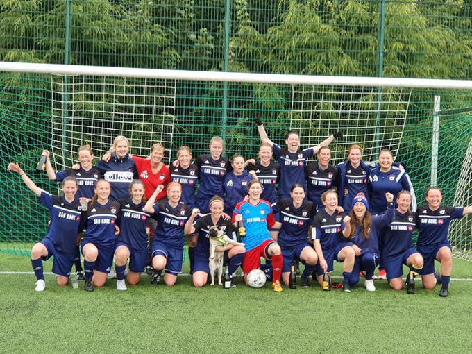 edinburgh caledonia won SWFL2 South/East Central title