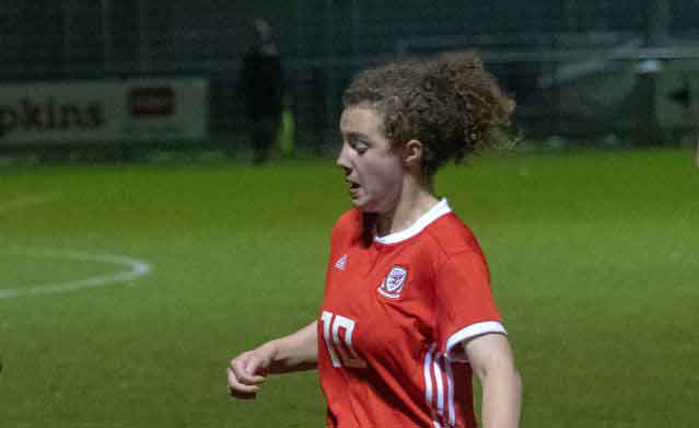 Mary McAteer, Wales U17 goalscorer