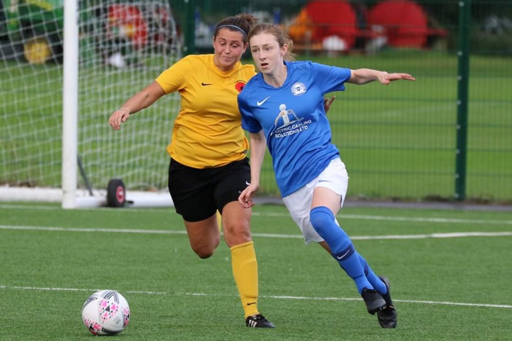 East Midlands League leaders, Peterborough United on the attack