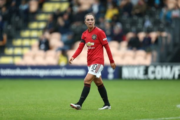 Katie Zelem's free-kick goal set up a Manchester derby win for United