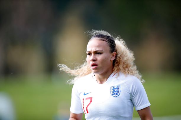 England U-19's two-goal Ebony Salmon