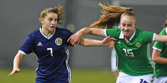 Scotland made a winning start in UEFA WU17 qualifierrs