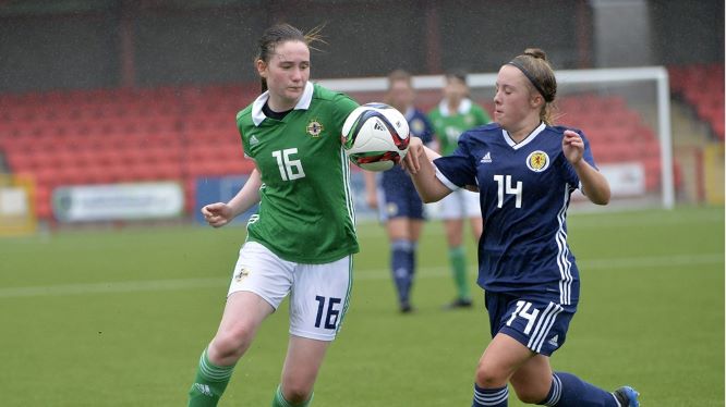 Northern Ireland squad for '#WU19EURO qualifiers