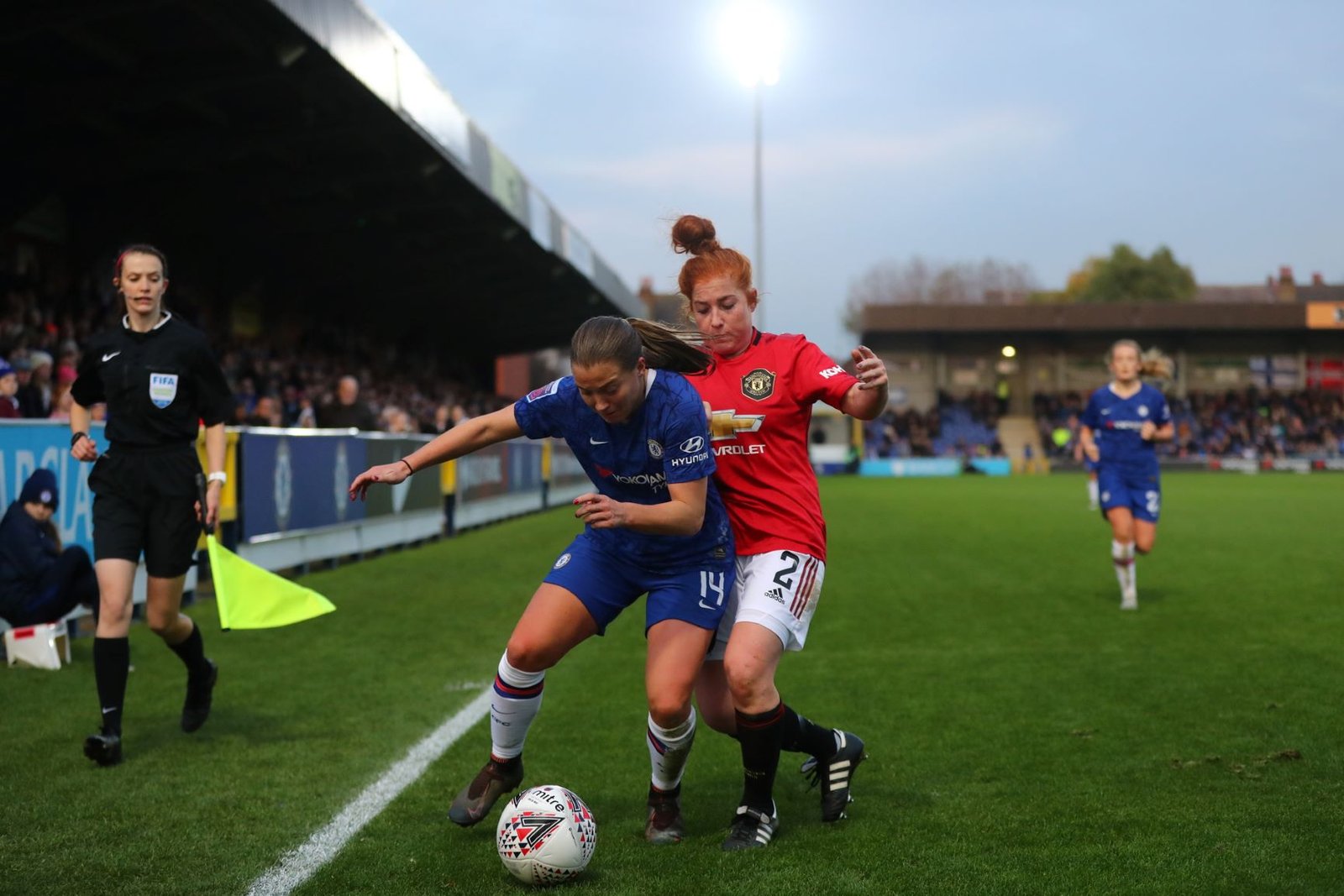 Chelsea's Fran Kirby won a penalty