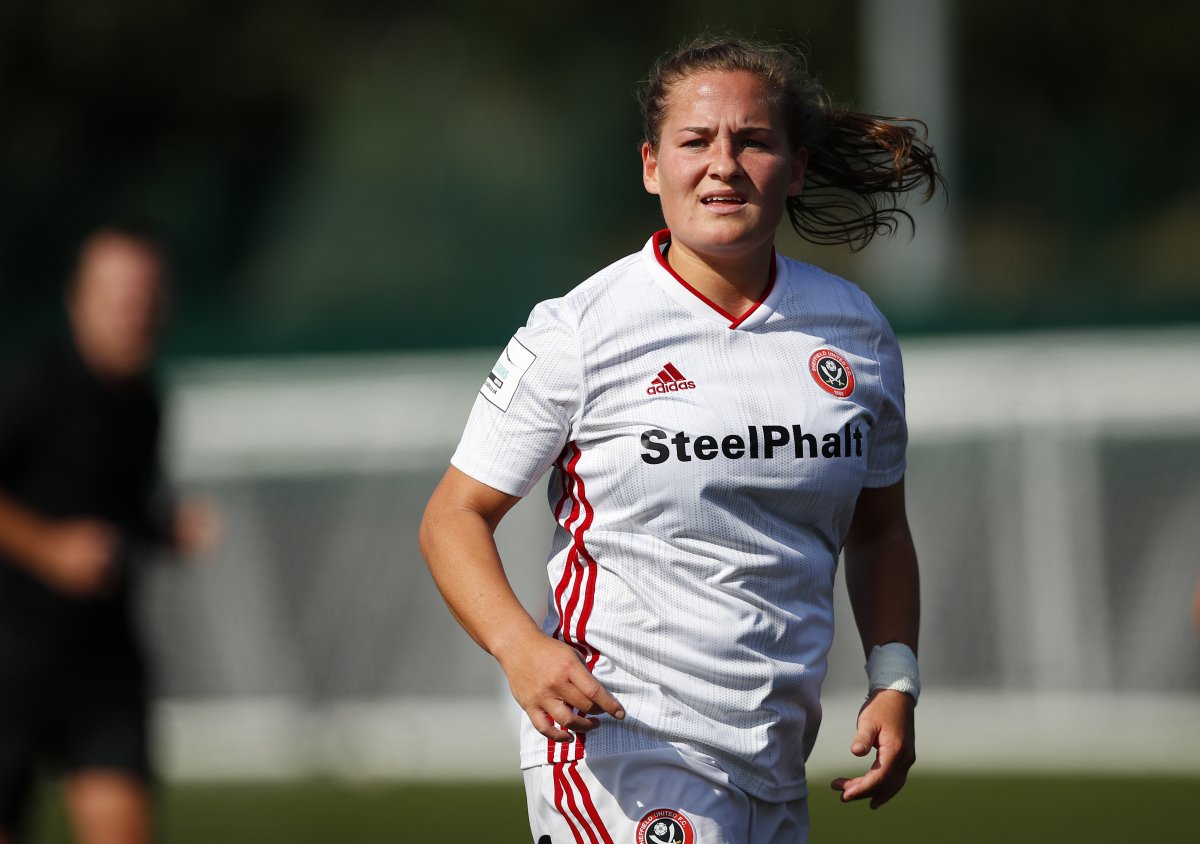 Sheffield United's two-goalKatie Wilkinson