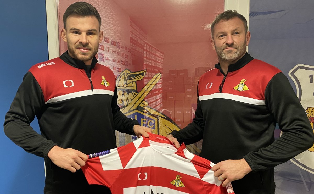 Doncaster Rovers Belles new management duo, Andy Butler and assistant Nic Buxton.