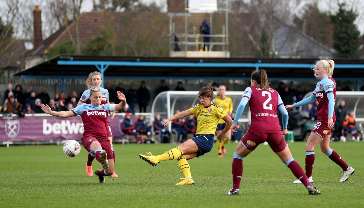 Katie McCabe scored Arsenal's opener