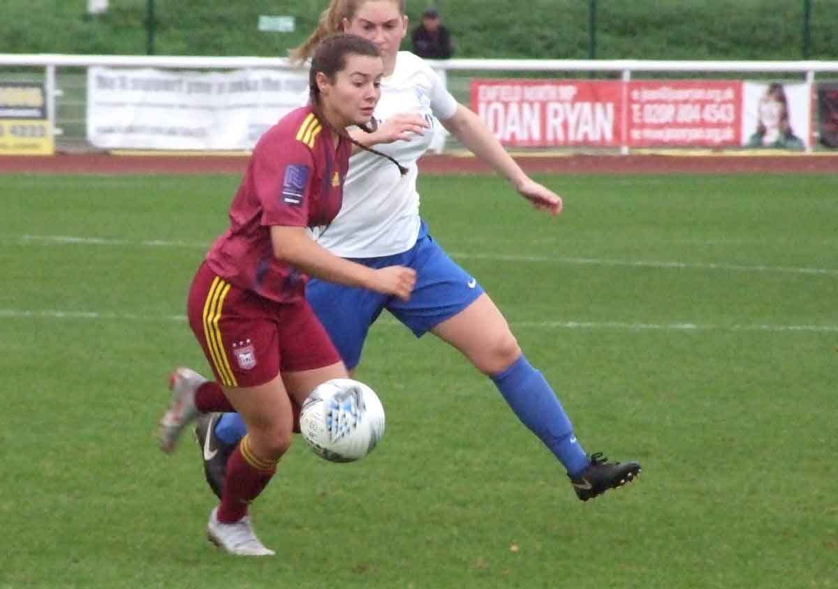 Ipswich Town's hat-trick hero, Maddie Briggs