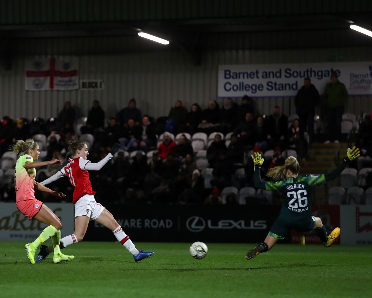 Vivianne Miedema played a part in both Arsenal's goals