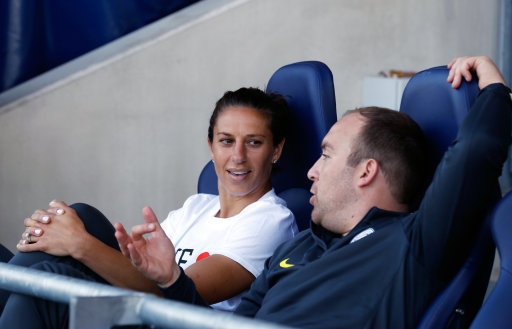 Carli Lloyd insists United States are light years behind England