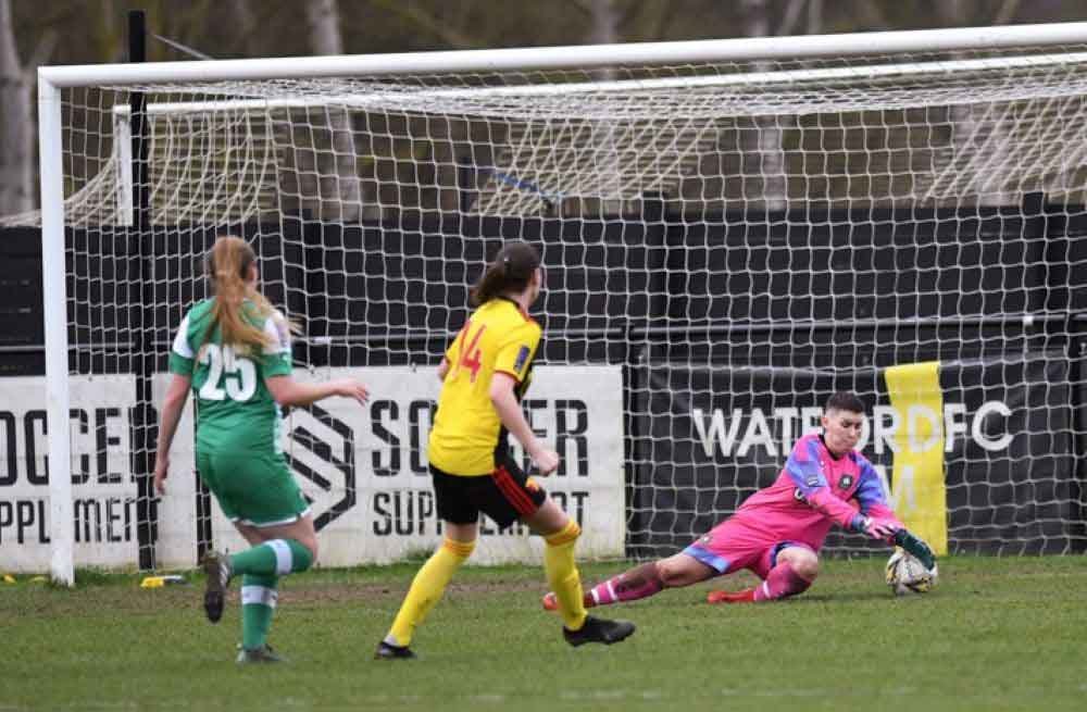 Katie O'Leary hit a hat-trick for Watford. 