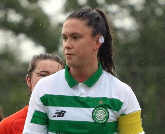 Celtic's match-winner, Kelly Clark