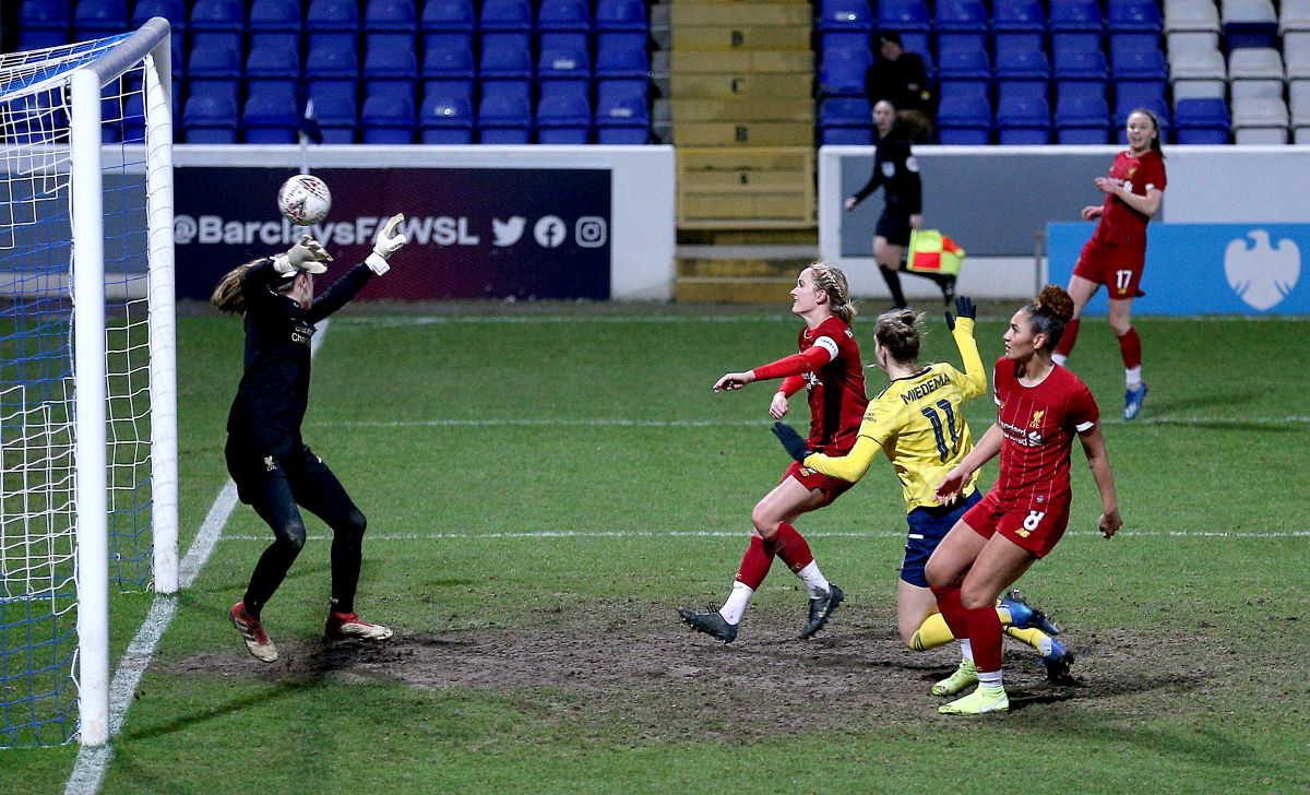 Vivianne Miedema got Arsenal's winner at Liverpool