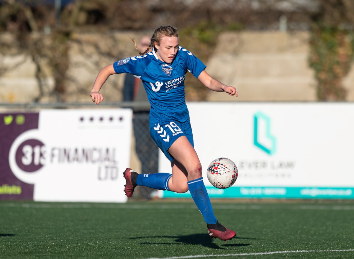 Elaenor Dale scored her first goal for Durham