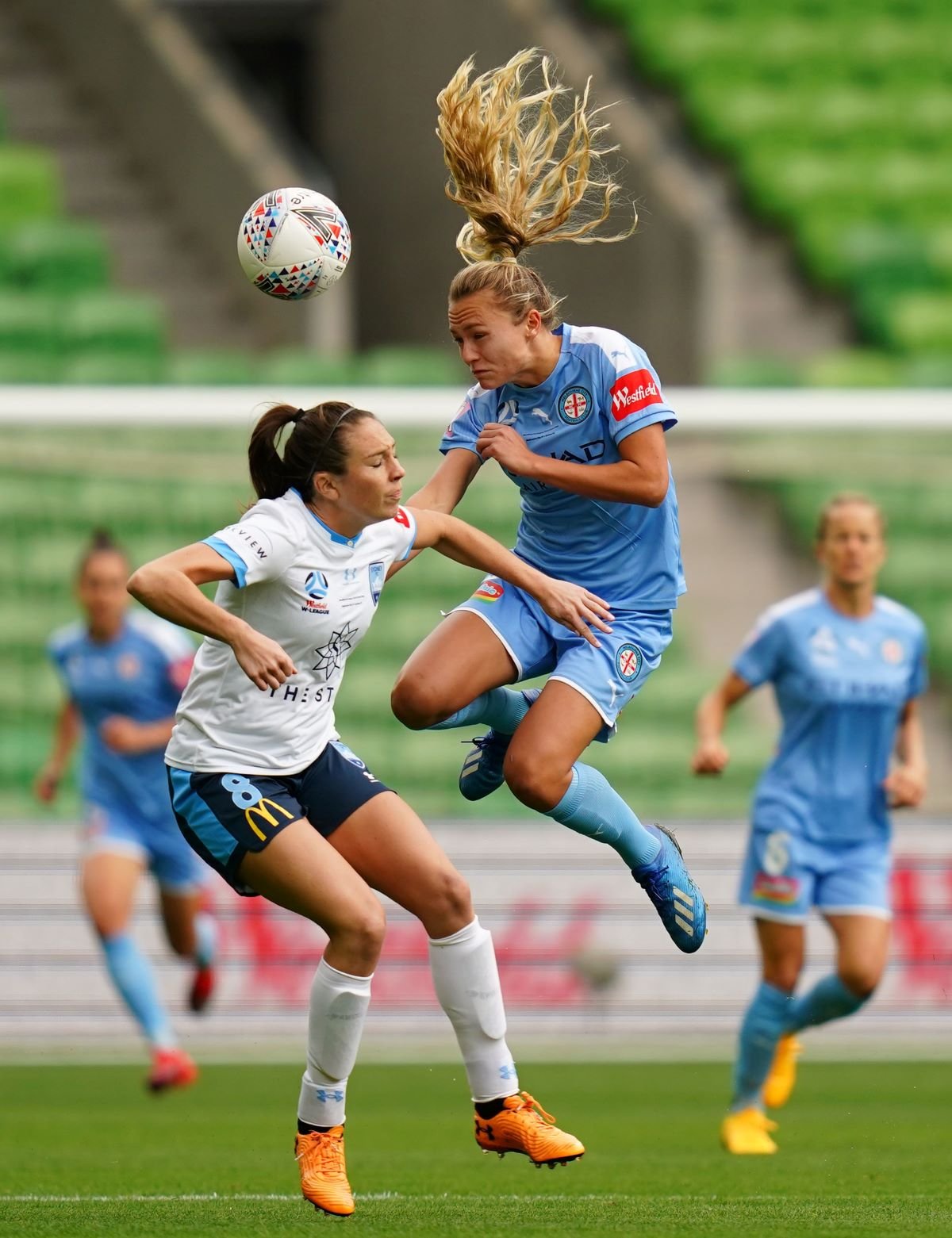 Claire Emslie won the W-League Grand Trophy final with Melbourne City