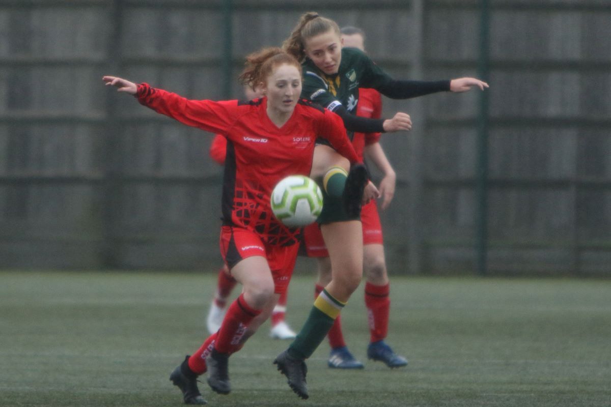 Solent University's hat-trick hero, Kayleigh Tonks