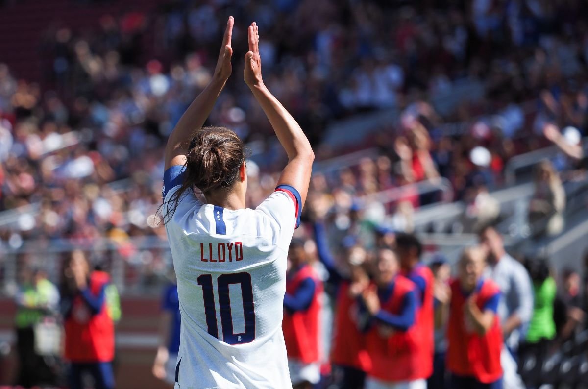 Carli Lloyd is one of the stars to support the #WeWillWin campaign