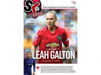 She Kicks Issue 60 cover with Leah Galton
