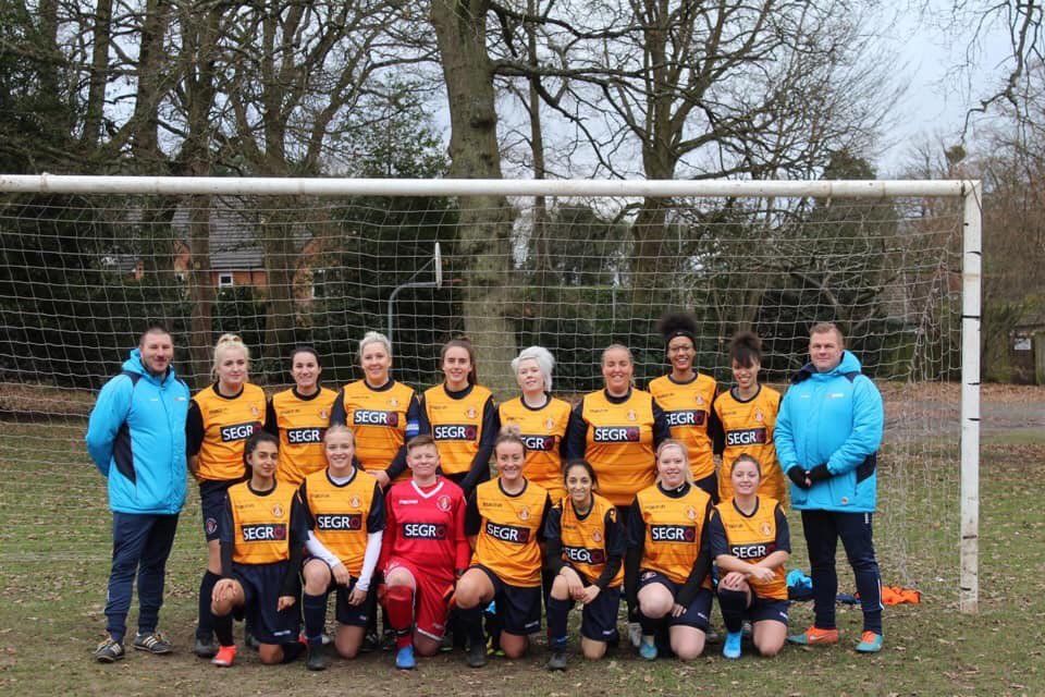 Slough Town ladies raising money for NHS