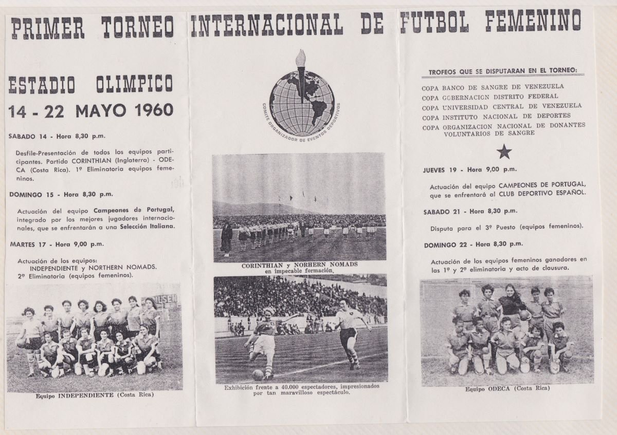 Torneo Internacional De Futbol Femenino programme