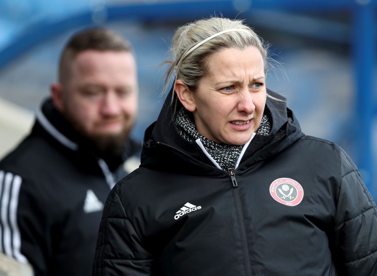 Sheffield United manager, Carla Ward