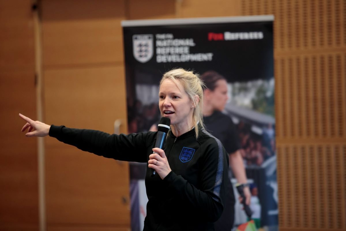 Joanna Stimpson - FA Women’s Refereeing Manager. 