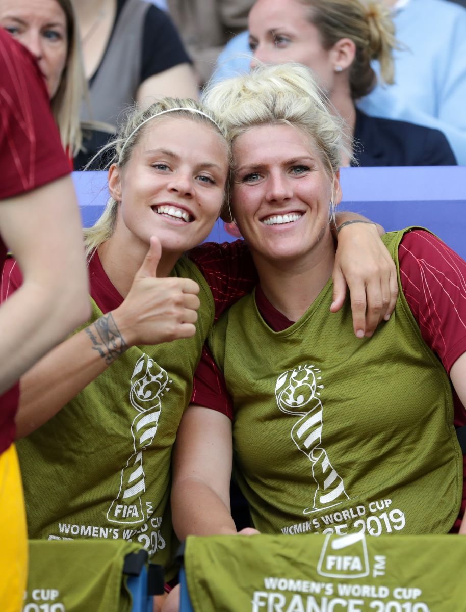 Rachel Daly and Millie Bright 
