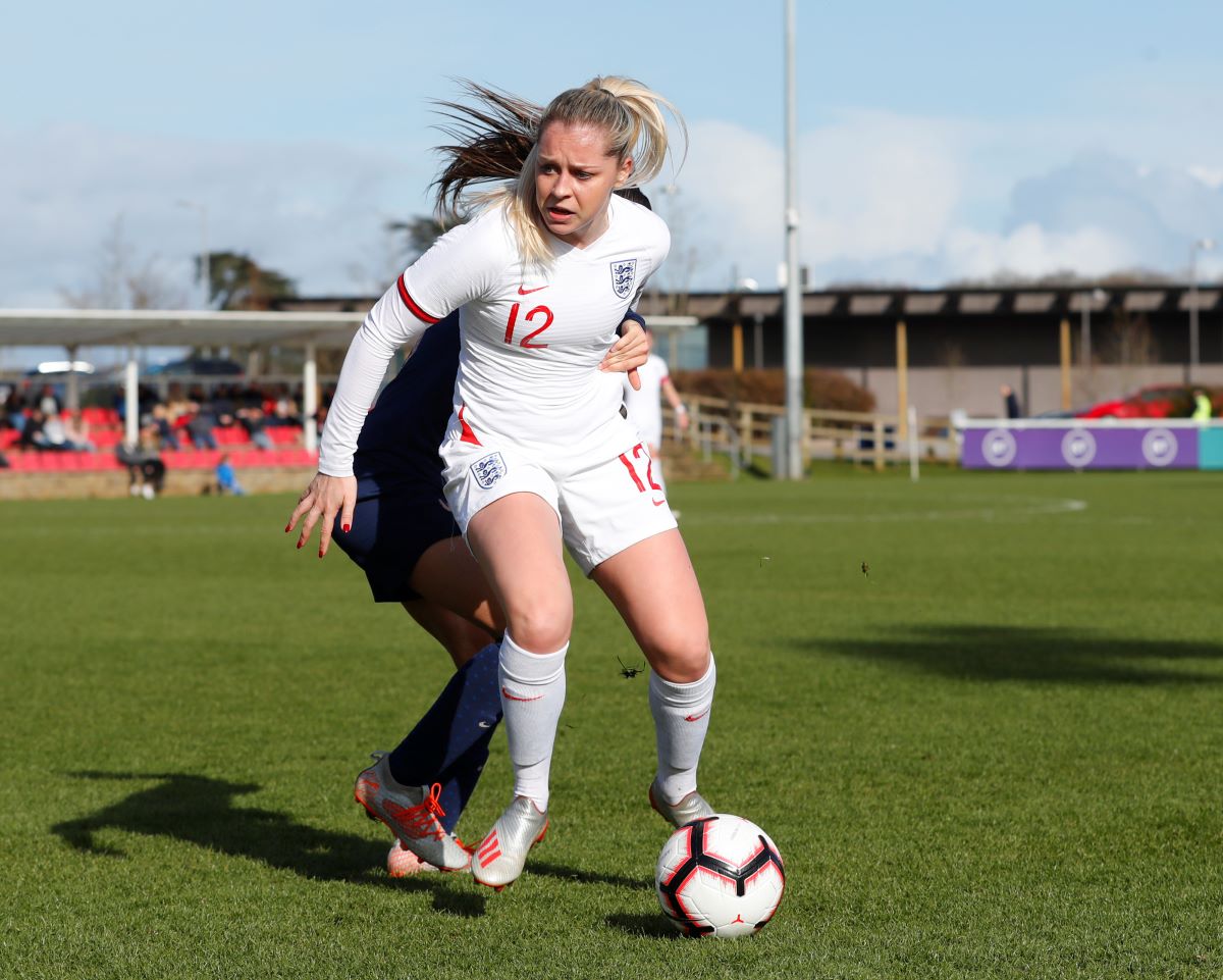 England U-21's Poppy pattinson leaving Bristol City