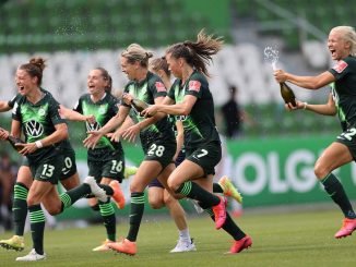 VfL Wolfsburg celebrate Frauen Bundeslig title