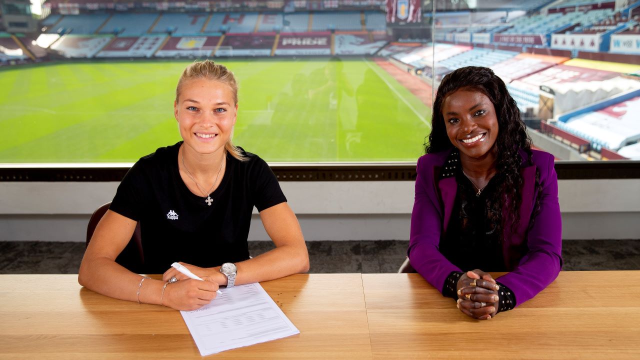 Stine Larsen signs for Aston illa