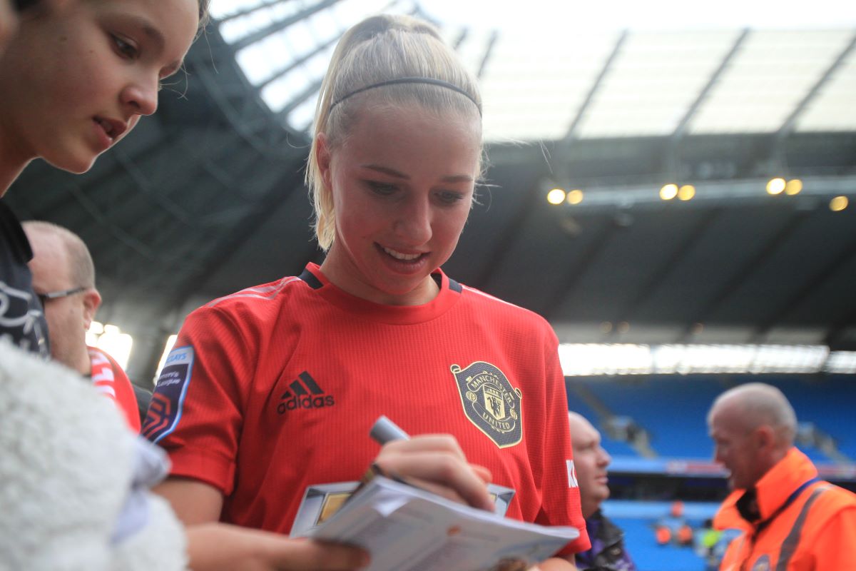 Manchester United's Jackie Groenen