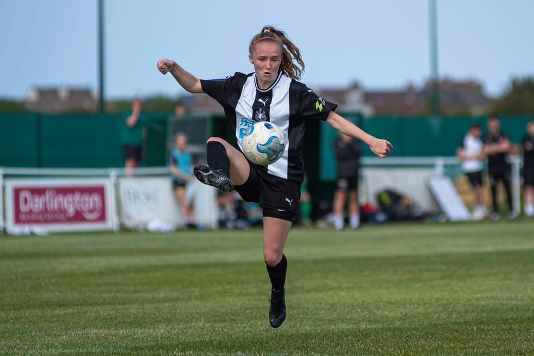 Katie Barker hit a hat-trick for Newcastle United