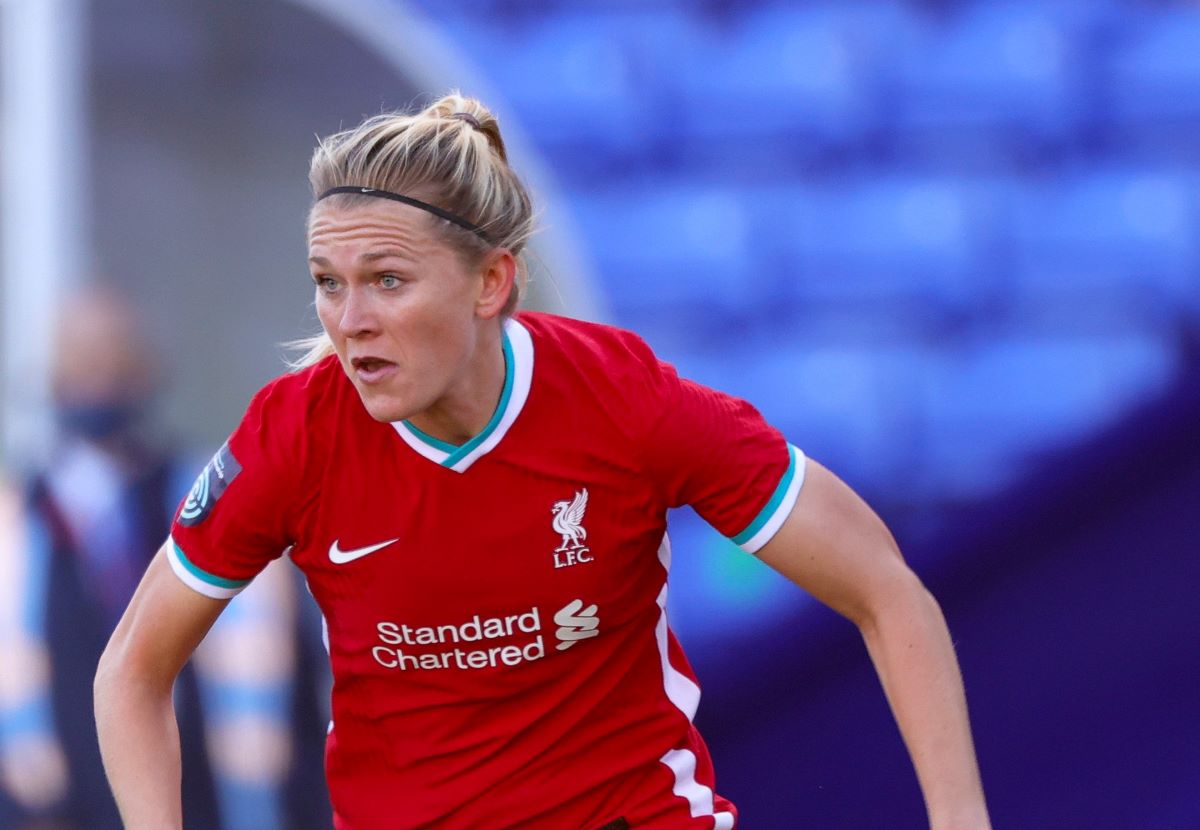 Amalie Thestrup got Liverpol's second goal