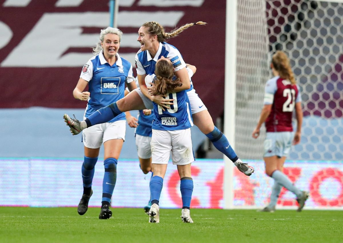 Claudia Walker of Birmingham City celebrates