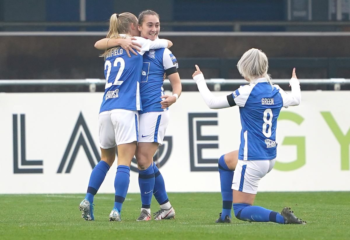 Birmingham City's Claudia Walker celebrates 