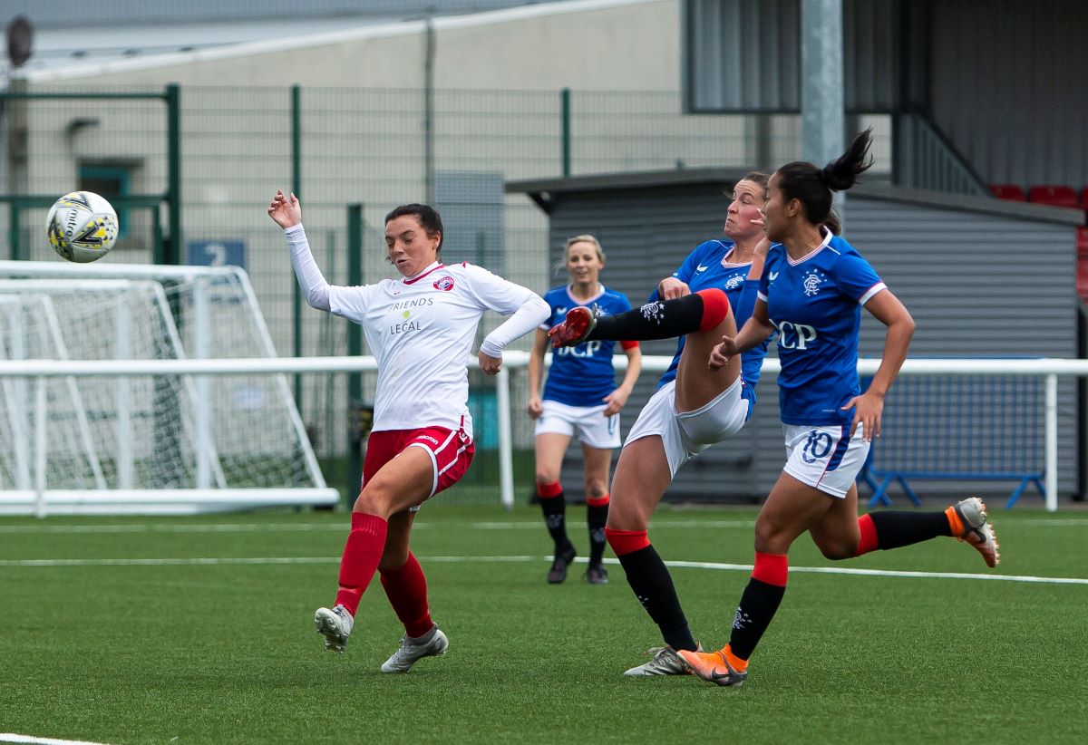 Rangers scorer, Demi Vance