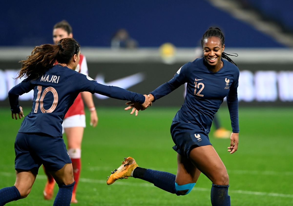 France's two-goal Marie Antoinette Katoto